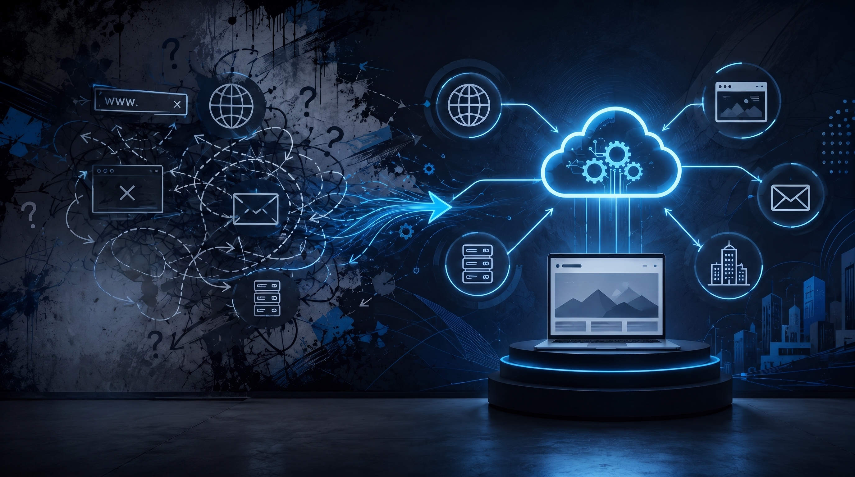 Web services - domain, hosting, and website setup